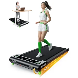 Under Desk Walking Pad Treadmill with Incline
