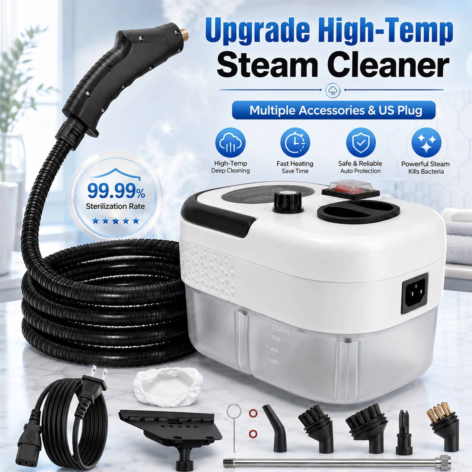 Portable Handheld Steam Cleaning Machine - Image 2