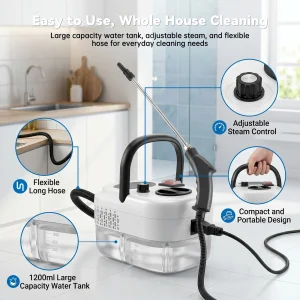Portable Handheld Steam Cleaning Machine - Thumbnail Image 8