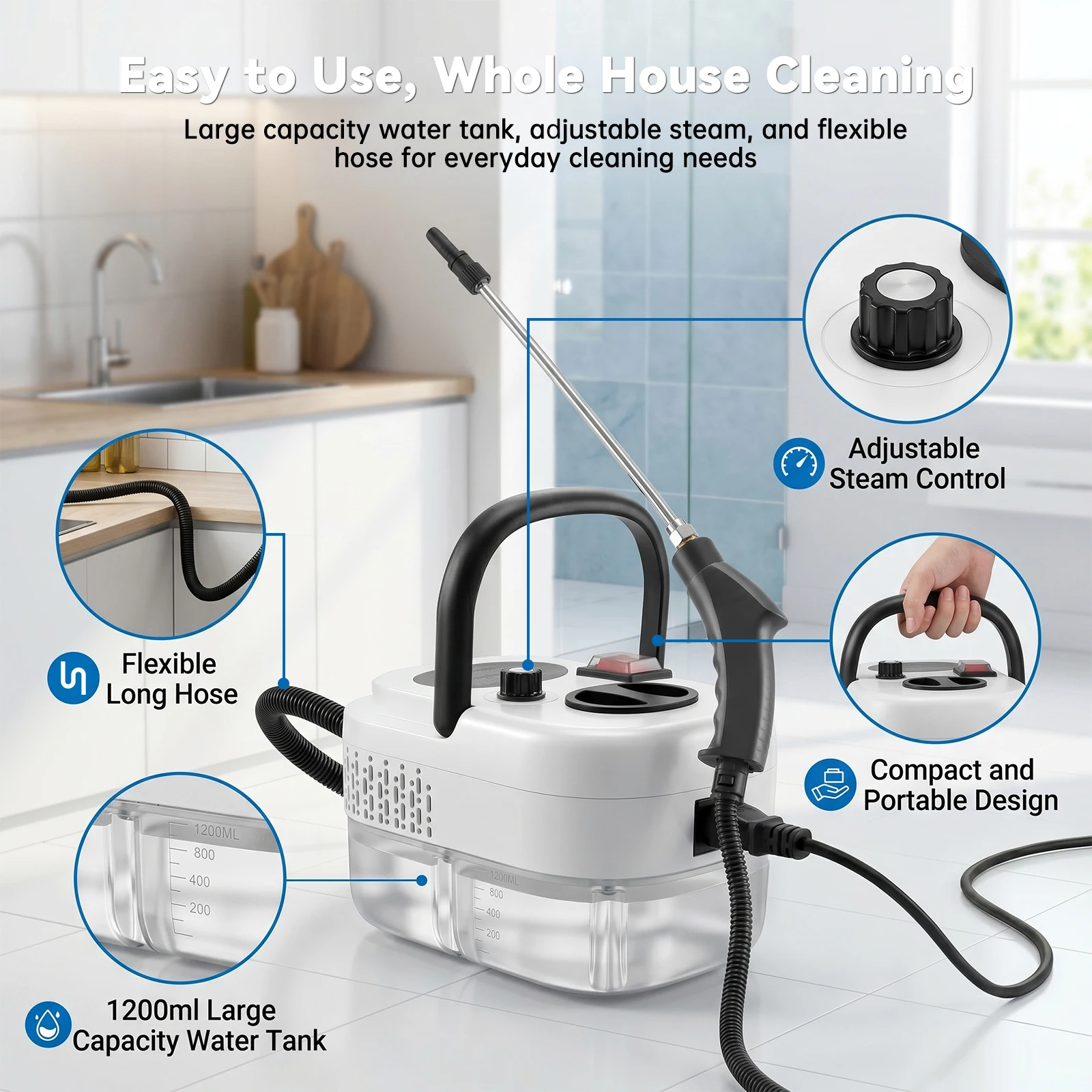 Portable Handheld Steam Cleaning Machine - Image 8