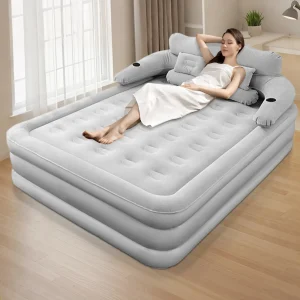 2 Person Built-In Pump Inflatable Mattress